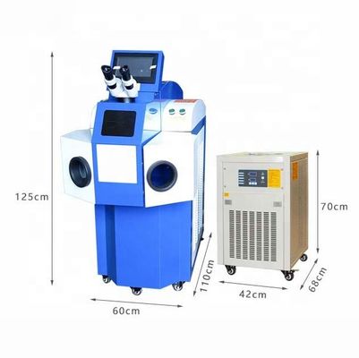 200w blue Gold jewelry silver laser spot YAG laser welder Vertical welding machine