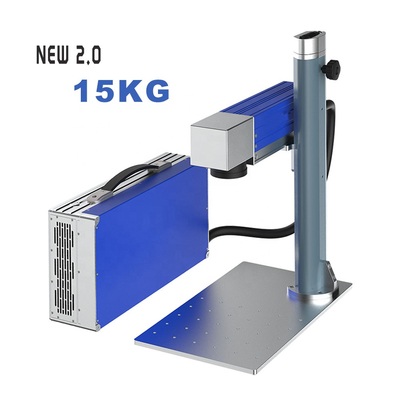 30W macchina di marcatura laser a fibra ottica mini dell'acciaio del metallo IPG di colore profondo