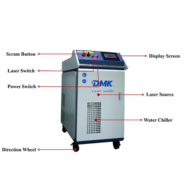 1500w handheld laser welding machine for metals steels aluminium