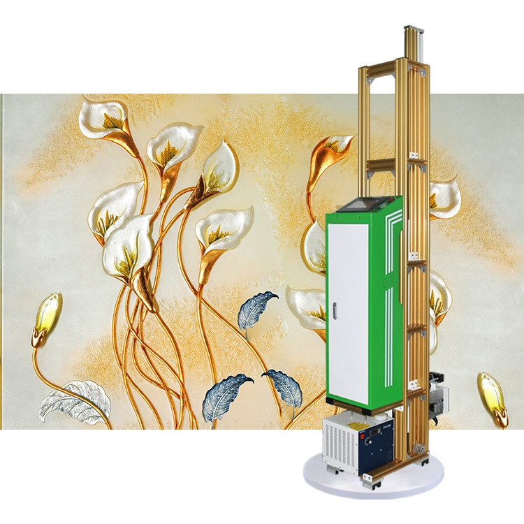 Wall Mural Wheeled Wall Inkjet Printing Machine Portable