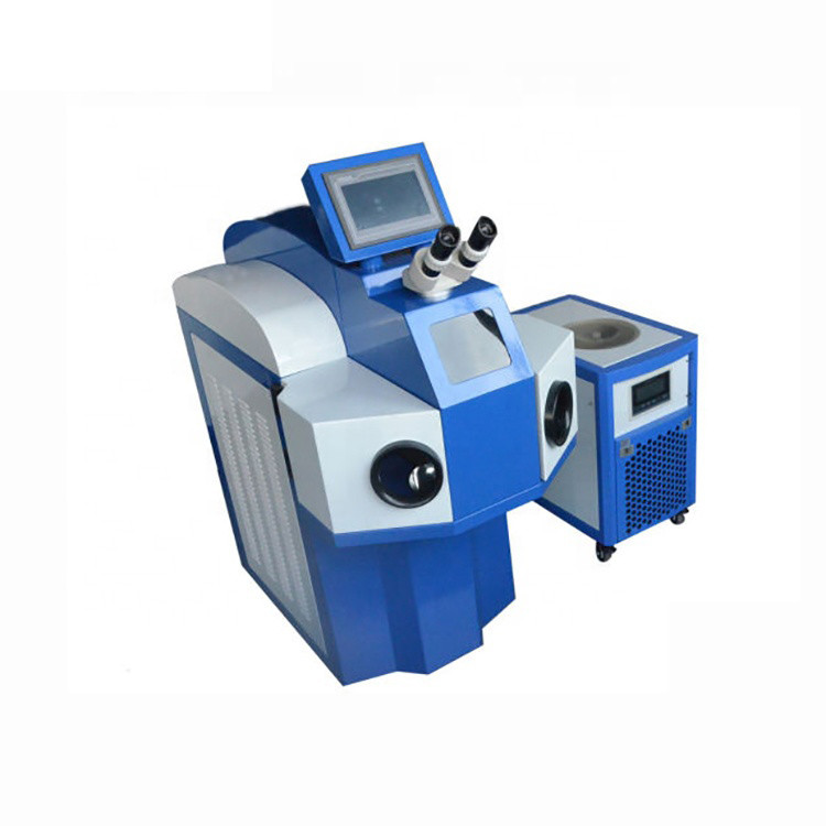 200w blue Gold jewelry silver laser spot YAG laser welder Vertical welding machine