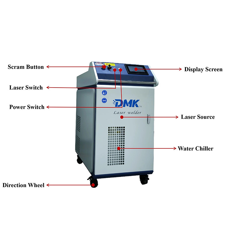 1500w handheld laser welding machine for metals steels aluminium